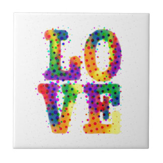 Carreau En Céramique Halftone Love