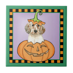 Carreau En Céramique Halloween Anglais Setter