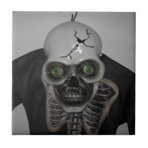 Carreau En Céramique Halloween squelette crâne