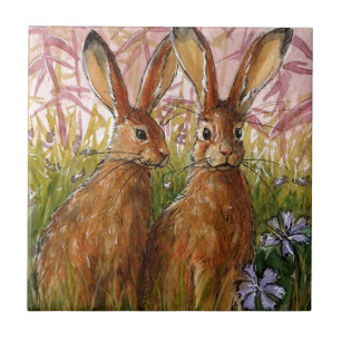 Carreau En Céramique Happy Bunnies design by Schukina A072