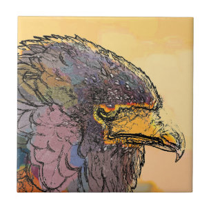 CARREAU EN CÉRAMIQUE HAWK