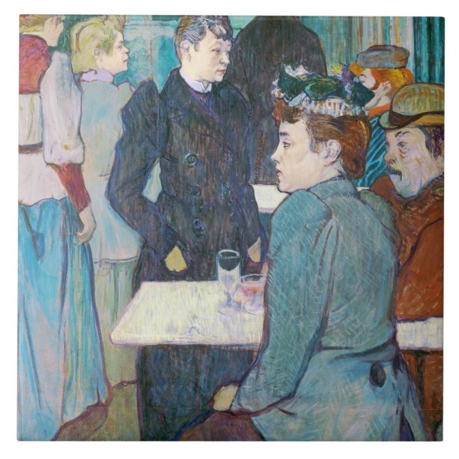 Carreau En Céramique Henri De Toulouse-Lautrec | Moulin de la Galette (Devant)
