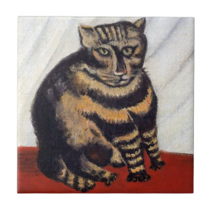 Carreau En Céramique Henri Rousseau - Le Tigre ( Le Conversation Tigre 