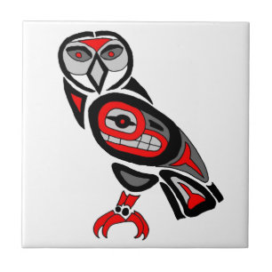 Carreau En Céramique Hibou 2014 de Haida