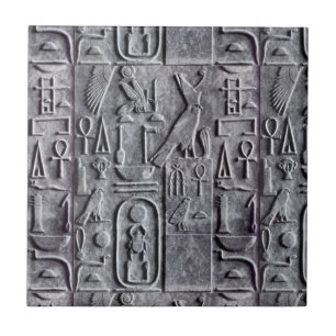 Carreau En Céramique Hiéroglyphes égyptiens Symb Egypte d'Egyptology 