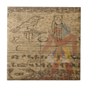 Carreau En Céramique Hiéroglyphique égyptien