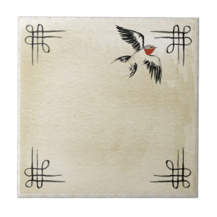 Carreau En Céramique Hirondelle