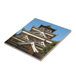 Carreau En Céramique Hiroshima Castle 広 島 城, Hiroshima, Japon
