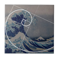 Hokusai rencontre Fibonacci, rapport d'or