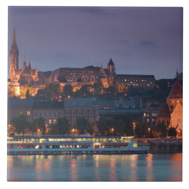 Carreau En Céramique HONGRIE, Budapest : Castle Hill, église calviniste (Devant)