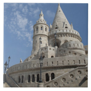 Carreau En Céramique Hongrie, ville capitale Budapest. Buda, Château 2