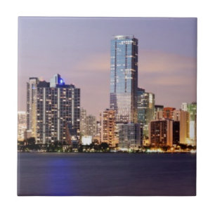 Carreau En Céramique Horizon des Etats-Unis, la Floride, Miami au