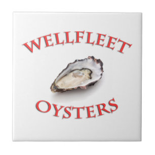 CARREAU EN CÉRAMIQUE HUÎTRES DE WELLFLEET