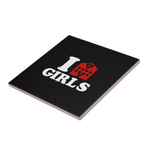 Carreau En Céramique I Love Hotel Girls