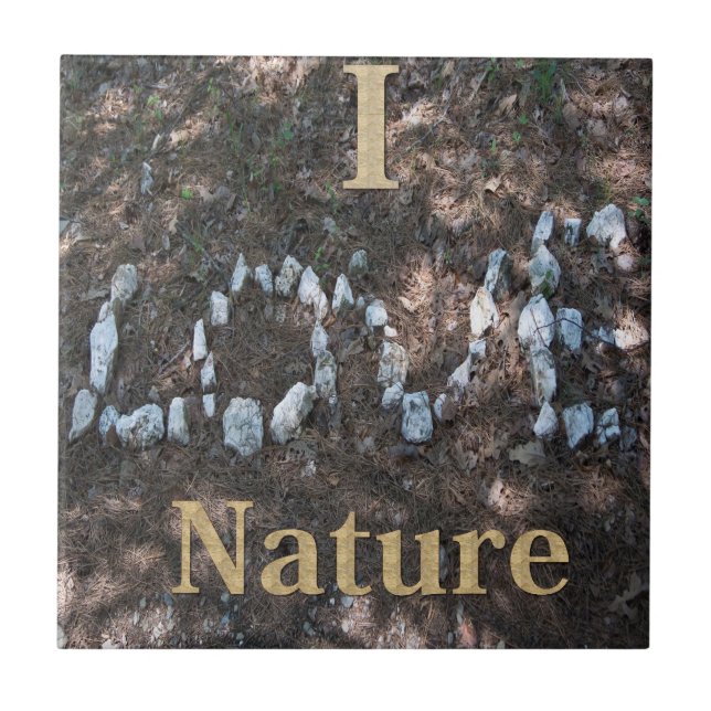 Carreau En Céramique I Love Nature CeramicTile (Devant)