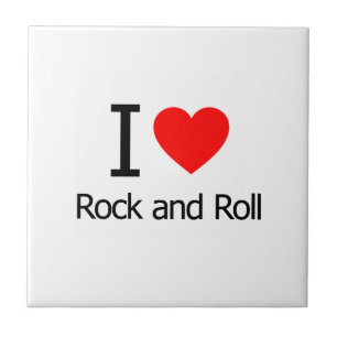 Carreau En Céramique I Love Rock and Roll