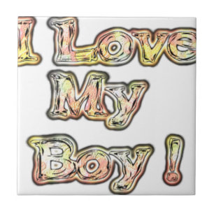 Carreau En Céramique I Loy My Boy Design Cool Collection Vintage Texte