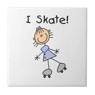 Carreau En Céramique I Patinage - Patinage à rouleaux pour filles