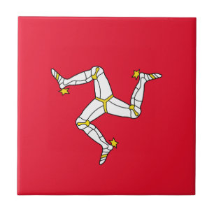 Carreau En Céramique Île de Man - drapeau mannois