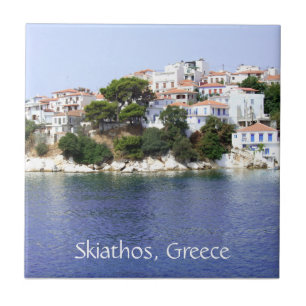 Carreau En Céramique Île de Skiathos, Grèce Tile