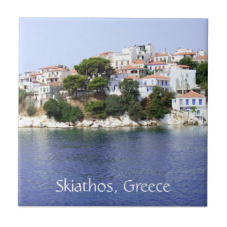 Carreau En Céramique Île de Skiathos, Grèce Tile