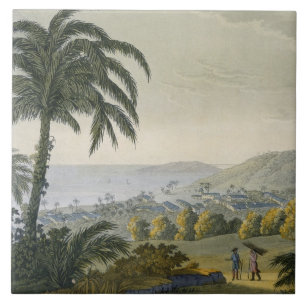 Carreau En Céramique Ilheus (gravure de couleur)