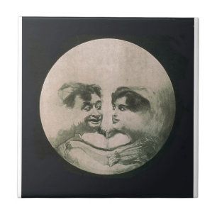 Carreau En Céramique Illusion optique de lune