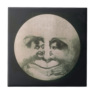 Carreau En Céramique Illusion optique de lune