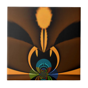 Carreau En Céramique Impression de contraste de couleur Abstraite