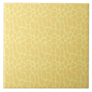 Carreau En Céramique Imprimer Giraffe Jaune