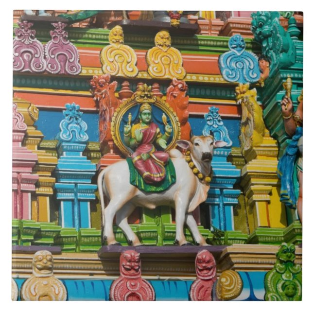 Carreau En Céramique INDE, Tamil Nadu, Chennai : Kapaleeshwarar (Devant)