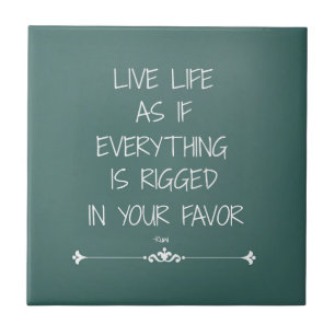 Carreau En Céramique Inspirational Rumi Cite Live Life comme si...