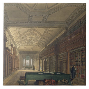 Carreau En Céramique Intérieur de la bibliothèque de l'église du