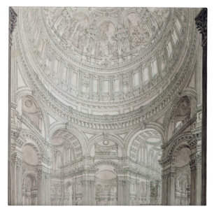 Carreau En Céramique Intérieur de la cathédrale de St Paul, 1817