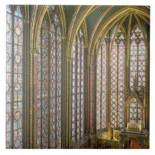 Carreau En Céramique Intérieur de la chapelle supérieure semblant est