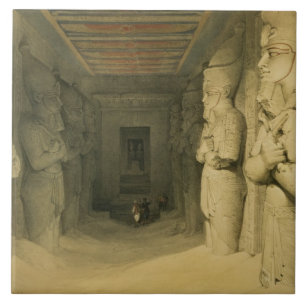Carreau En Céramique Intérieur du temple d'Abu Simbel, de "Egypte