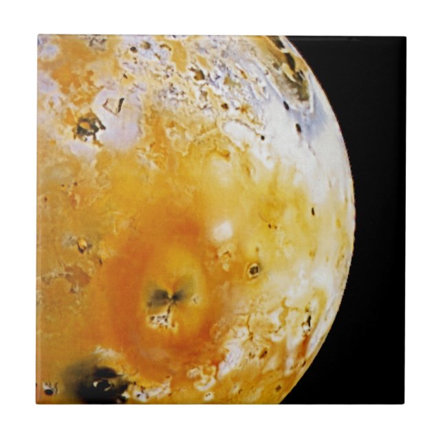 Carreau En Céramique Io de la lune de Jupiter (Devant)