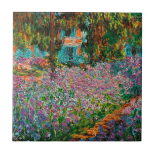 Carreau En Céramique Iris Jardin Monet Giverny fleurs