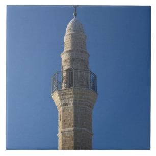 Carreau En Céramique Israël, Tel Aviv, Jaffa, minaret de mosquée