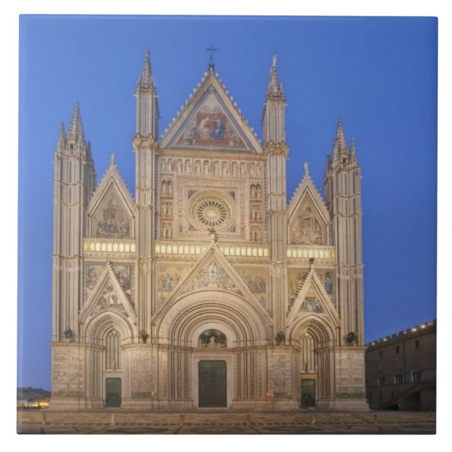 Carreau En Céramique Italie, Ombrie, Orvieto, Cathédrale d'Orvieto (Devant)