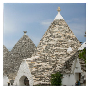 Carreau En Céramique Italie, Pouilles, Alberobello, Terre des Trulli,