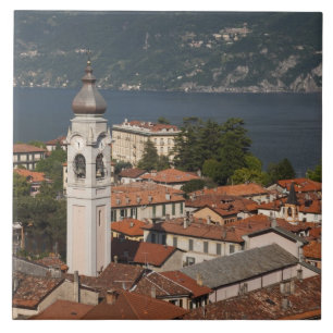 Carreau En Céramique Italie, province de Côme, Menaggio. Vue de la vill
