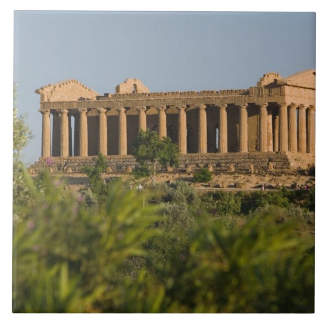 Carreau En Céramique Italie, Sicile, Agrigente, La Valle dei Templi, 4 (Devant)