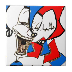 Carreau En Céramique Jacks in the Box (Croquis clown)