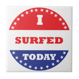 Carreau En Céramique J'ai surfé aujourd'hui