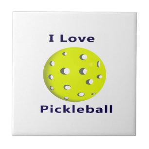 Carreau En Céramique J'aime le pickleball W ball.png jaune