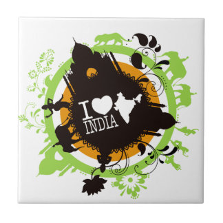 Carreau En Céramique J'aime l'Inde