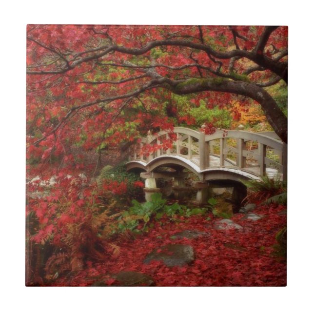 Carreau En Céramique Jardin japonais (Devant)