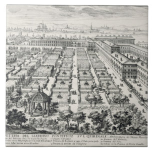 Carreau En Céramique Jardins du Quirinale, de 'Li Giardini di Rom