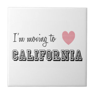 Carreau En Céramique Je déménage en Californie